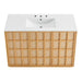 Modway Aiko 48 Inch Japandi Bathroom Vanity in Natural White - lifestyle view 6