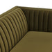 Modway Devote 93 Inch Performance Velvet Channel Tufted Sofa in Cypress - lifestyle view