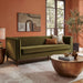 Modway Devote 93 Inch Performance Velvet Channel Tufted Sofa in Cypress - lifestyle view 25