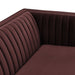 Modway Devote 93 Inch Performance Velvet Channel Tufted Sofa in Mulberry - lifestyle view