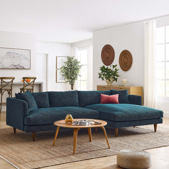 Zoya Down-Filled Sectional Sofa: Luxurious Comfort and Style for Modern Living Rooms and Family Spaces