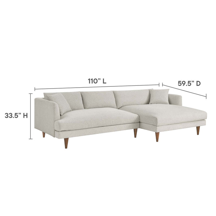 Zoya Down-Filled Sectional Sofa: Luxurious Comfort and Style for Modern Living Rooms and Family Spaces