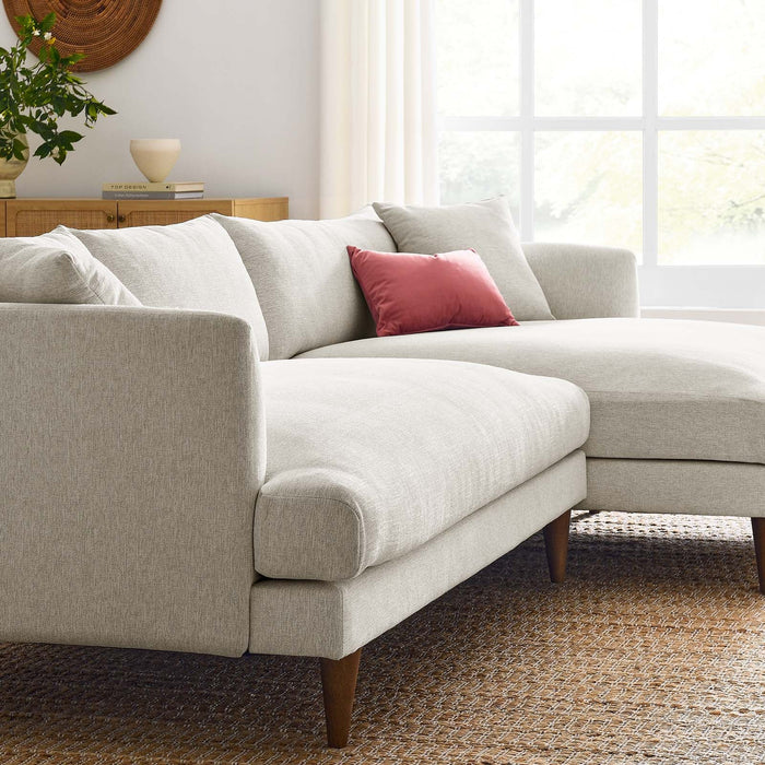 Zoya Down-Filled Sectional Sofa: Luxurious Comfort and Style for Modern Living Rooms and Family Spaces
