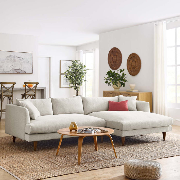 Zoya Down-Filled Sectional Sofa: Luxurious Comfort and Style for Modern Living Rooms and Family Spaces