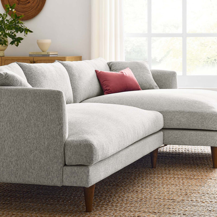 Zoya Down-Filled Sectional Sofa: Luxurious Comfort and Style for Modern Living Rooms and Family Spaces