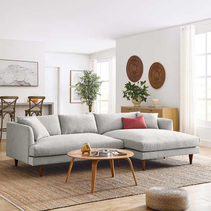 Zoya Down-Filled Sectional Sofa: Luxurious Comfort and Style for Modern Living Rooms and Family Spaces
