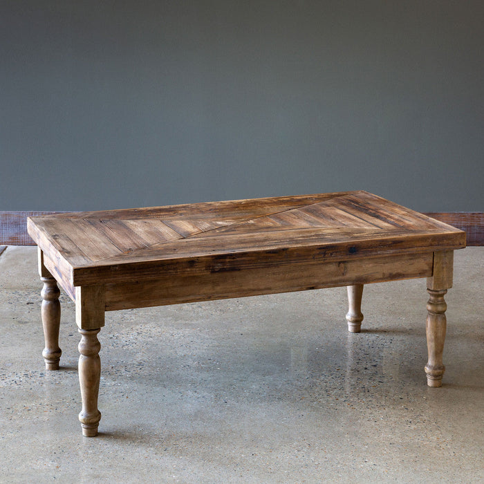 Park Hill Collection Urban Living Reclaimed Wood Low Fixture Table EFC00951 Park Hill Collection