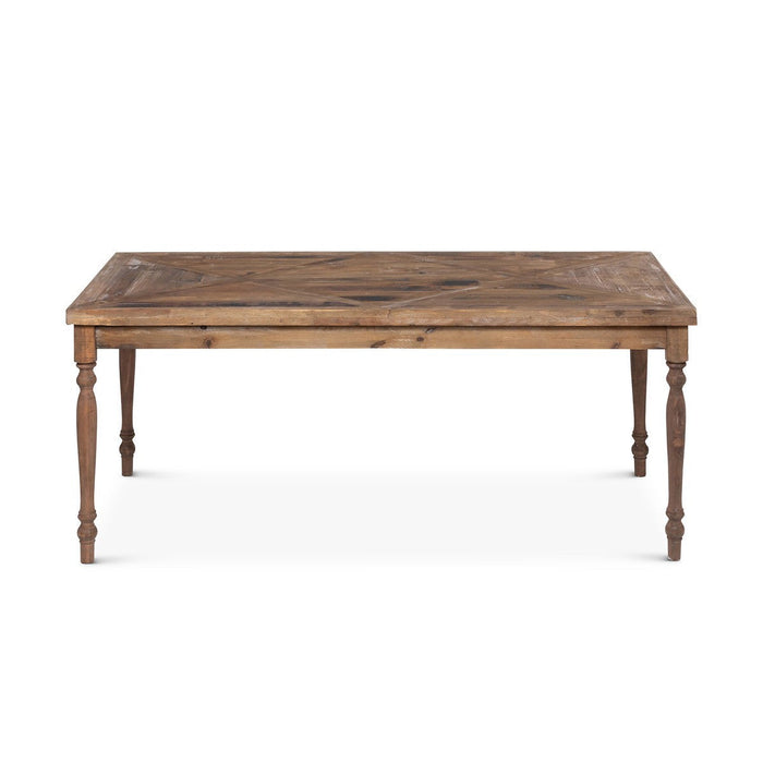 Park Hill Collection Rustic Farmhouse Style Kitchen Wood Dining Table EFC00991 Park Hill Collection