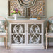 Park Hill Collections Southern Classic Adeline Wood Console with Glass Doors Cabinet EFC20133 Park Hill Collection