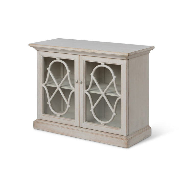 Park Hill Collections Southern Classic Adeline Wood Console with Glass Doors Cabinet EFC20133 Park Hill Collection