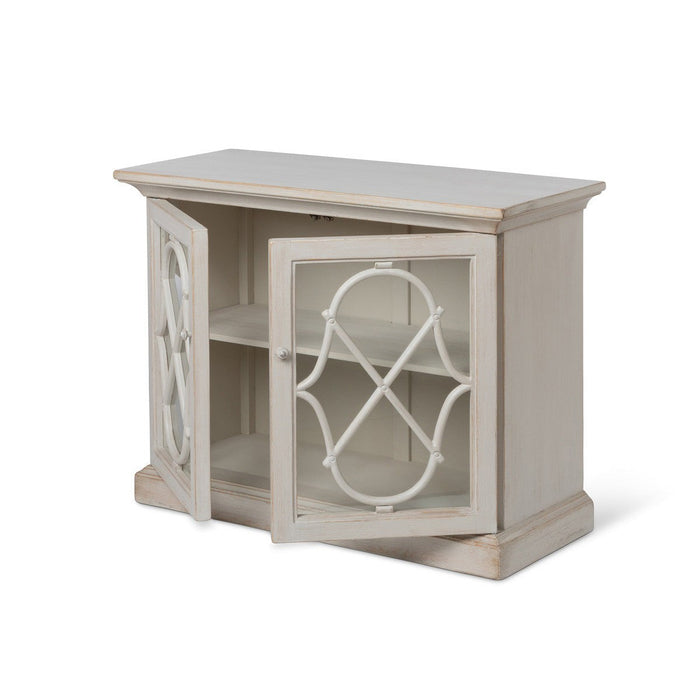 Park Hill Collections Southern Classic Adeline Wood Console with Glass Doors Cabinet EFC20133 Park Hill Collection