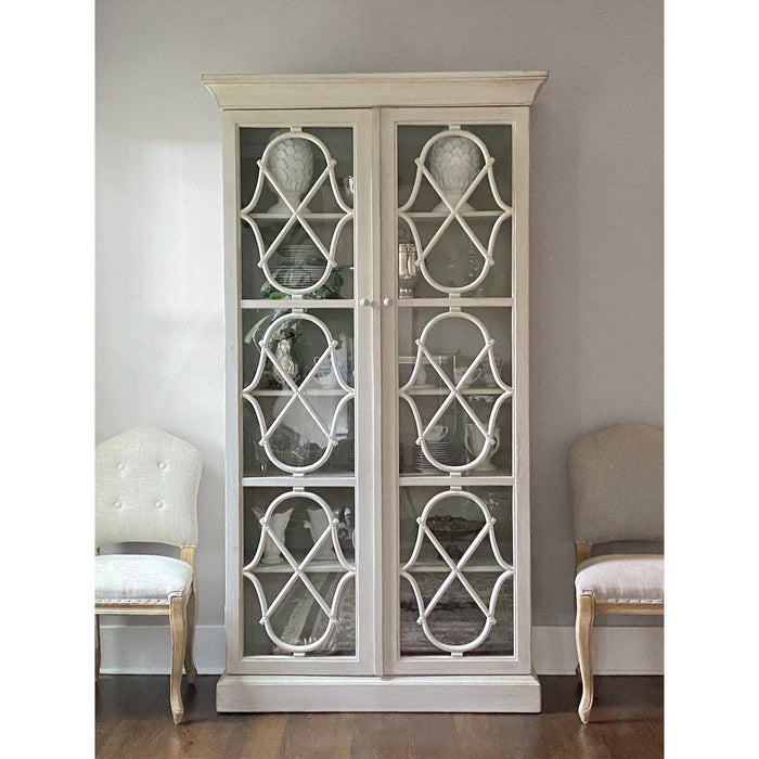Park Hill Collections Southern Classic Adeline Wood Cabinet with Glass Doors EFC20134 Park Hill Collection