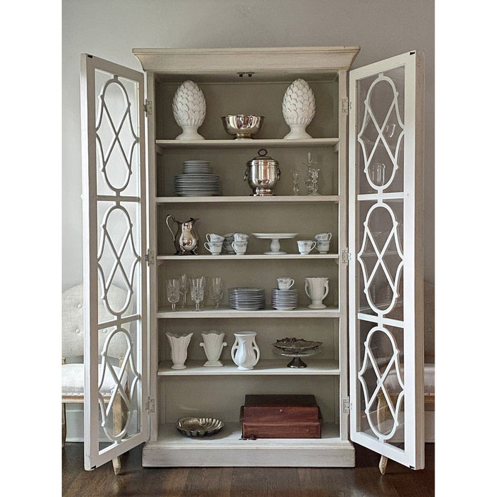 Park Hill Collections Southern Classic Adeline Wood Cabinet with Glass Doors EFC20134 Park Hill Collection