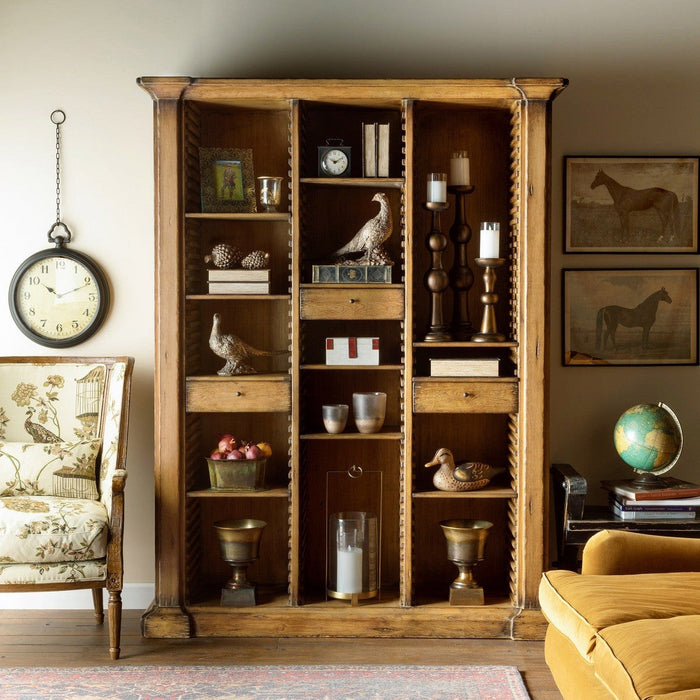 Park Hill Collections Manor Bradley Adjustable Shelf Wooden Bookcase EFC20137 Park Hill Collection