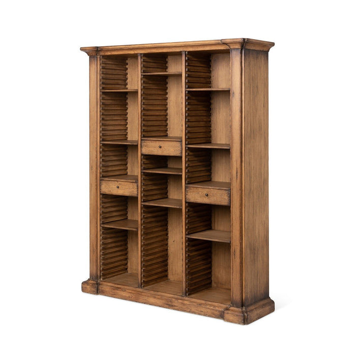 Park Hill Collections Manor Bradley Adjustable Shelf Wooden Bookcase EFC20137 Park Hill Collection
