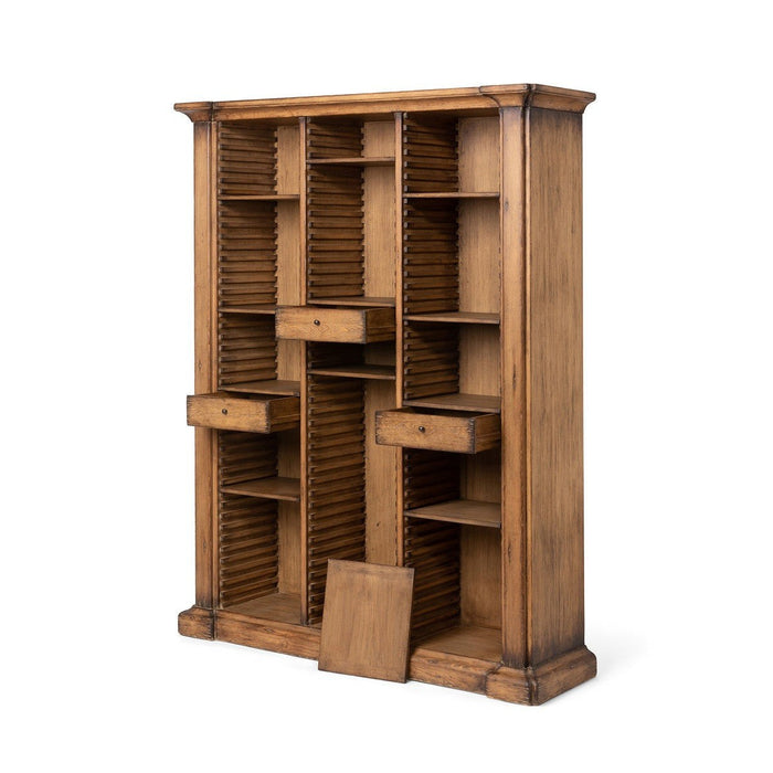 Park Hill Collections Manor Bradley Adjustable Shelf Wooden Bookcase EFC20137 Park Hill Collection