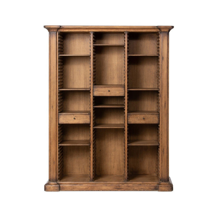 Park Hill Collections Manor Bradley Adjustable Shelf Wooden Bookcase EFC20137 Park Hill Collection
