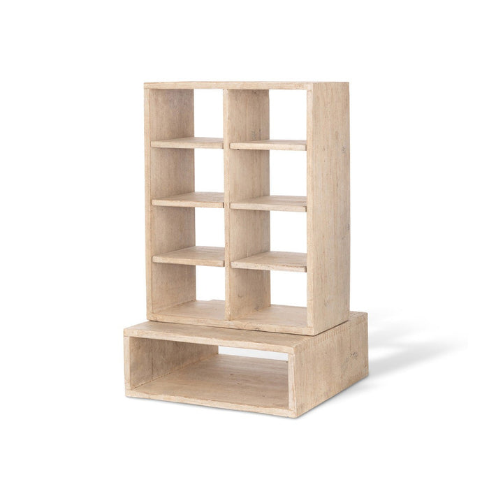 Park Hill Collection Home Fragrance Whitewash Countertop Candle Cabinet EFC20143 Park Hill Collection