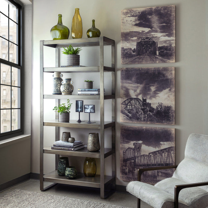 Park Hill Collections Urban Living Osborne Iron Book Shelf EFC20148 Park Hill Collection