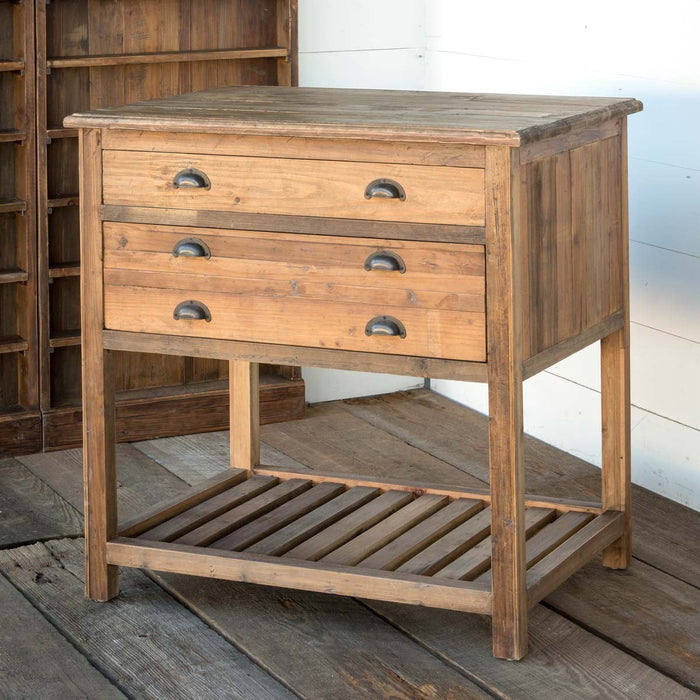 Park Hill Collection Park Hill Pantry & Cafe Old Pine Cottage Kitchen Island EFC81601 Park Hill Collection