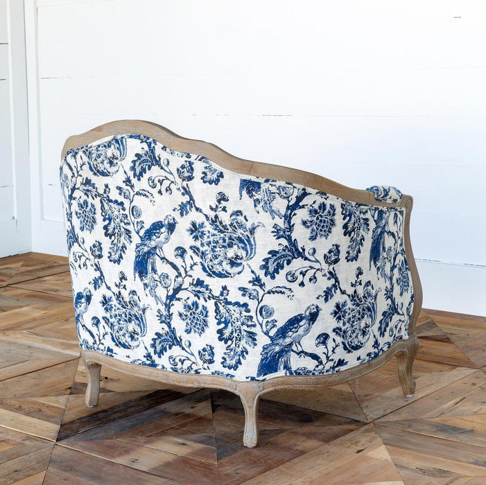 Park Hill Collections Southern Classic Bluebird Toile Settee EFS00460 Park Hill Collection