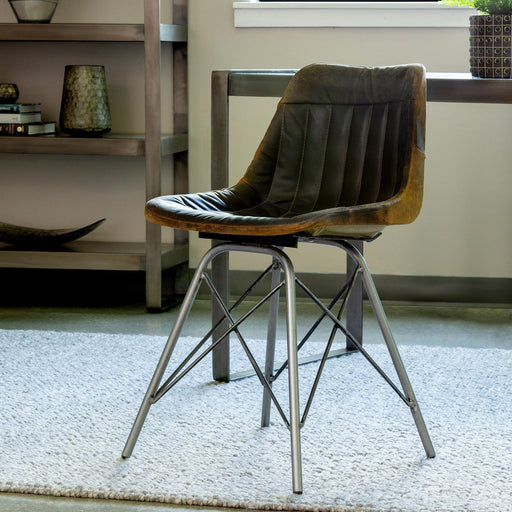 Park Hill Collection Urban Living Industrial Leather Desk Chair EFS06050 Park Hill Collection