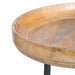 Park Hill Collection Urban Living Nested Wood and Iron Occasional Tables, Set of 2 EFS06054 Park Hill Collection