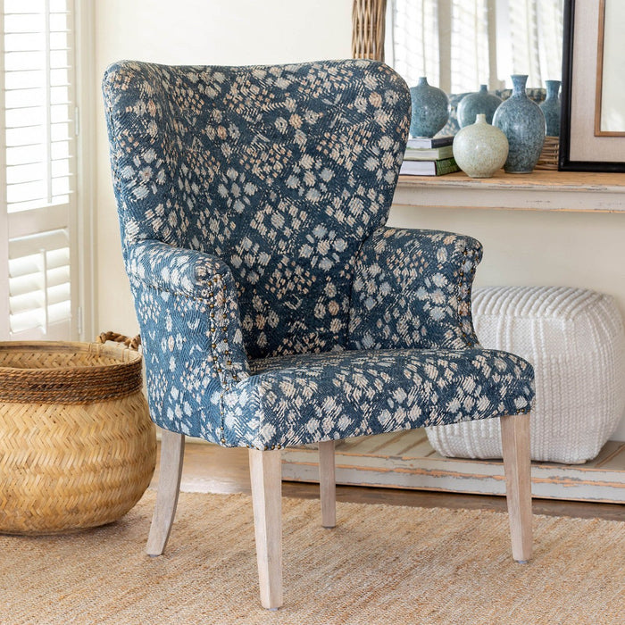 Park Hill Collections Coastal Cottage Estella Upholstered Arm Chair EFS06064 Park Hill Collection
