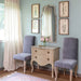 Park Hill Collection Country French Estate Cotton Velvet Upholstered Accent Chair EFS06071 Park Hill Collection