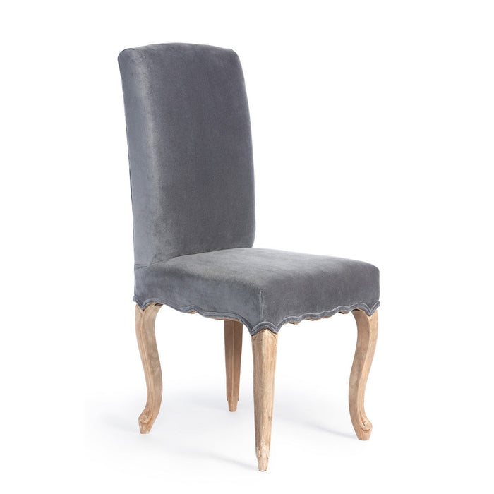 Park Hill Collection Country French Estate Cotton Velvet Upholstered Accent Chair EFS06071 Park Hill Collection