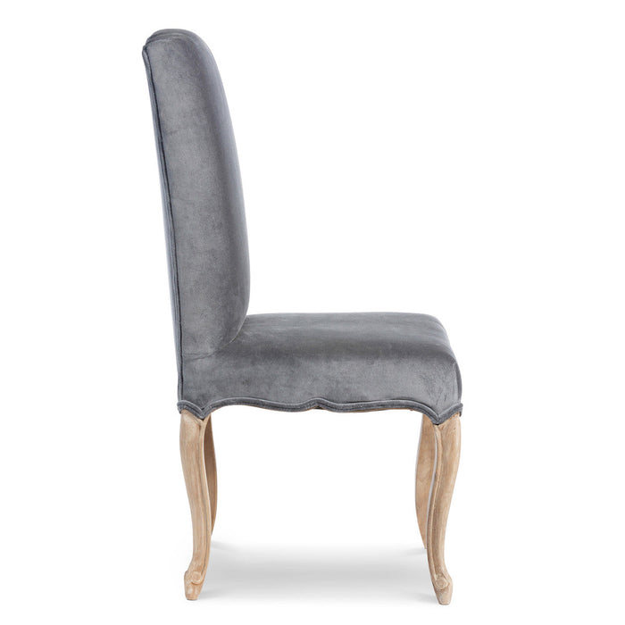 Park Hill Collection Country French Estate Cotton Velvet Upholstered Accent Chair EFS06071 Park Hill Collection
