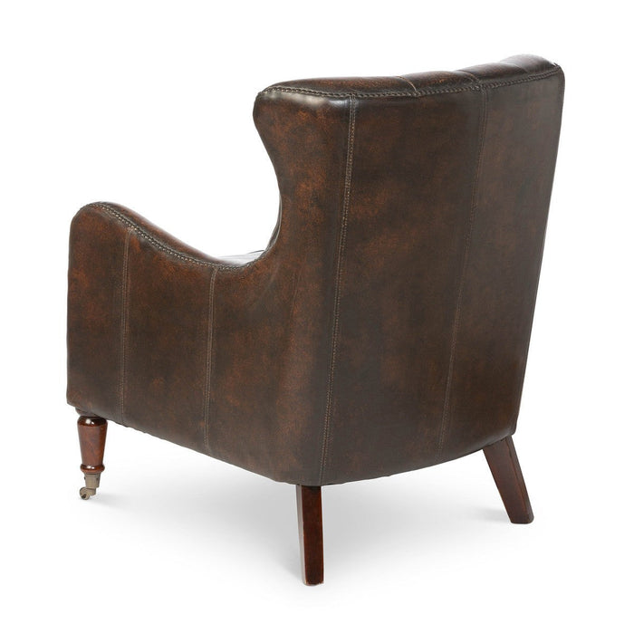 Park Hill Collections Manor Library Leather Club Chair EFS06133 Park Hill Collection