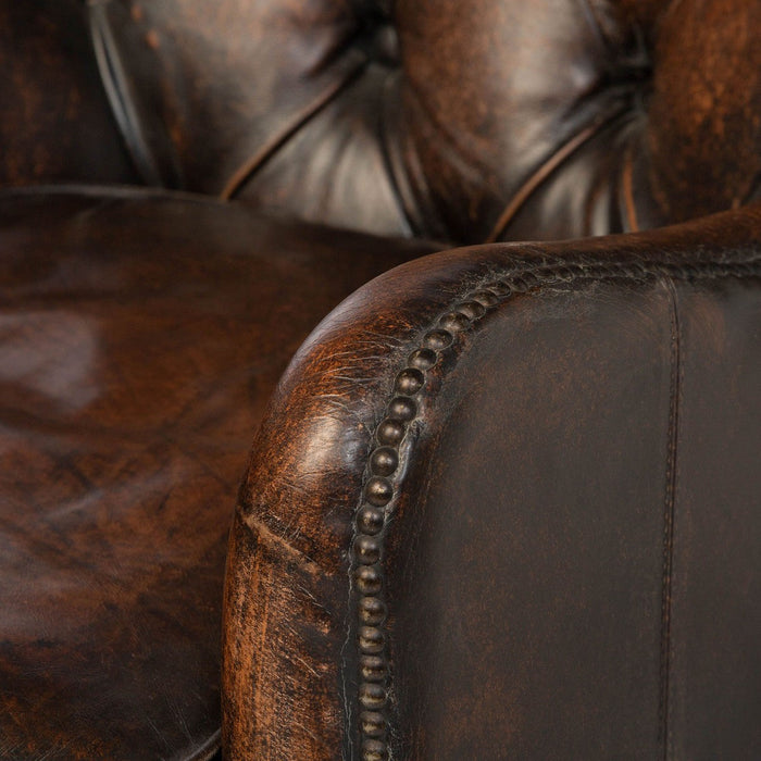 Park Hill Collections Manor Library Leather Club Chair EFS06133 Park Hill Collection