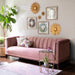Park Hill Collection La Boheme Moira Rose Velvet Sofa EFS26071 Park Hill Collection