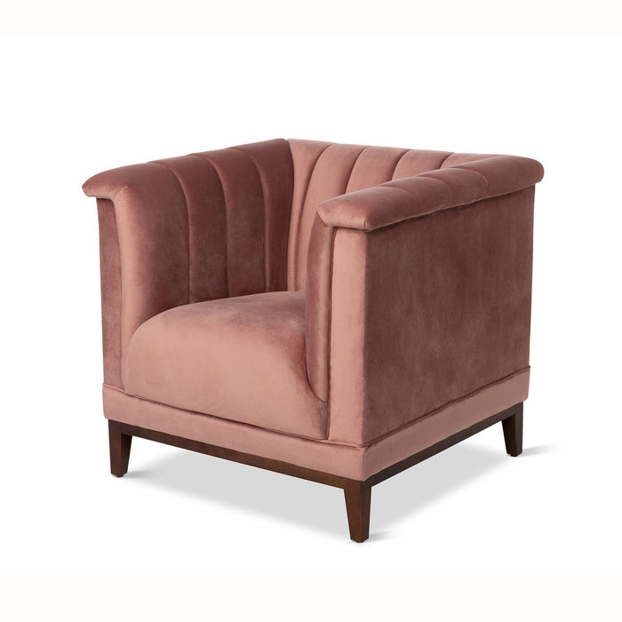 Park Hill Collection La Boheme Moira Rose Velvet Chair EFS26072 Park Hill Collection