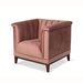 Park Hill Collection La Boheme Moira Rose Velvet Chair EFS26072 Park Hill Collection