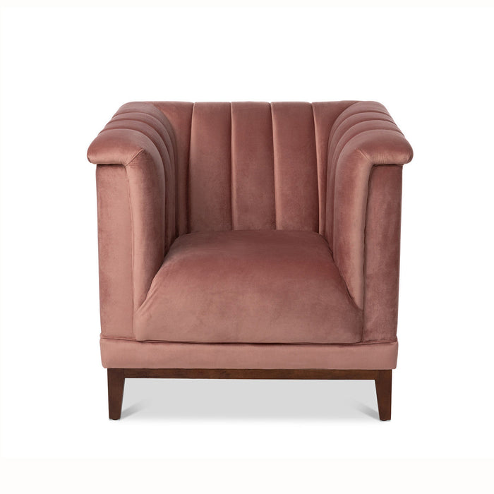 Park Hill Collection La Boheme Moira Rose Velvet Chair EFS26072 Park Hill Collection