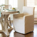 Coastal Cottage Slip Covered Linen Arm Chair EFS26077 - front view