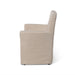 Coastal Cottage Slip Covered Linen Arm Chair EFS26077 - side view