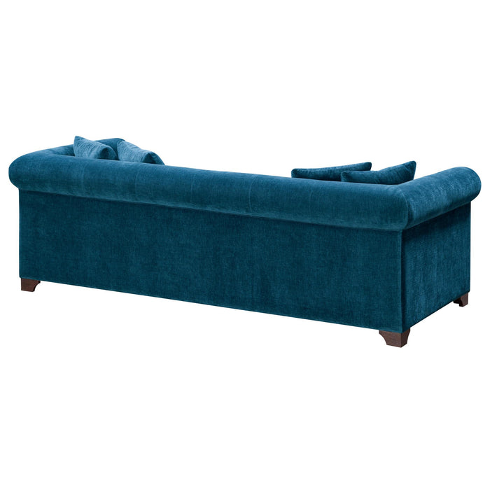 Park Hill Collection Statesman Sofa – Imperial Indigo (view 4)
