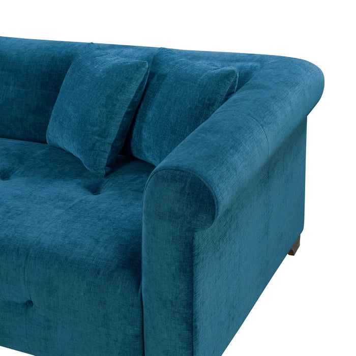 Park Hill Collection Statesman Sofa – Imperial Indigo (view 8)