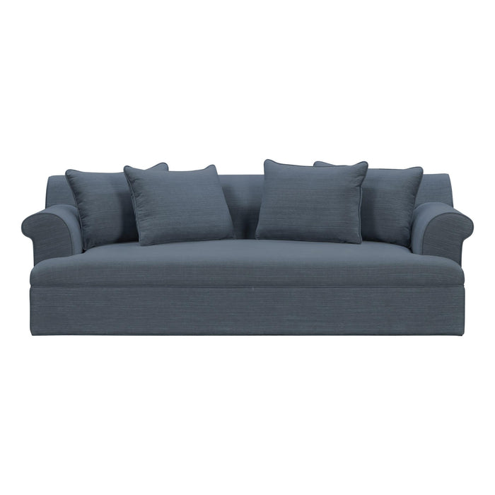 Park Hill Collection Flagship Sofa – Heathered Navy (view 21)
