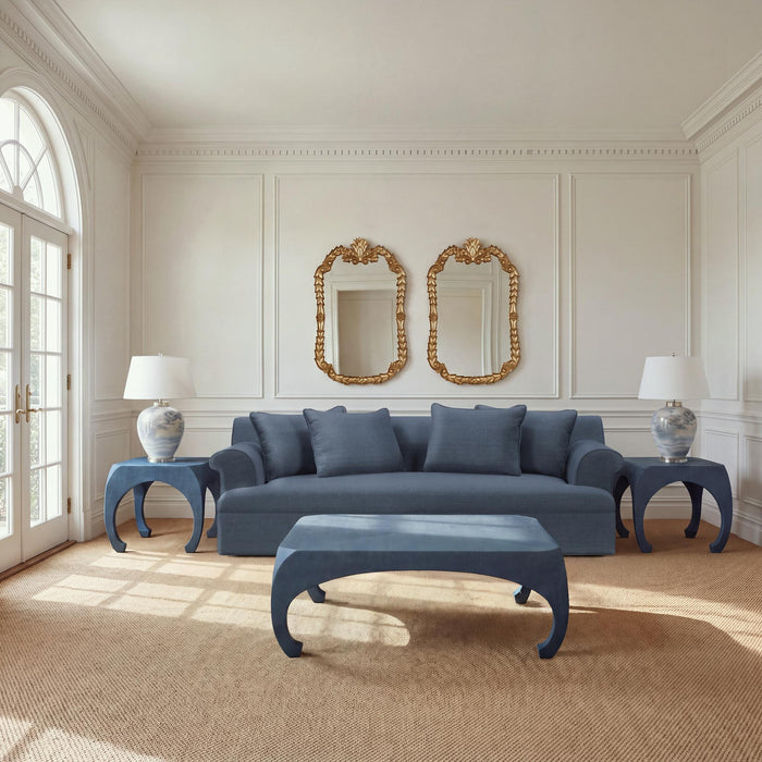 Park Hill Collection Flagship Sofa – Heathered Navy (view 30)