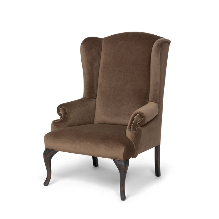 Park Hill Collection Napoli Velvet Wing Chair EFS26327 Park Hill Collection