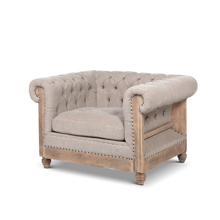 Park Hill Collections Country French Hillcrest Tufted Chair EFS81662 Park Hill Collection