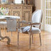 Park Hill Collection White Washed Dining Room Arm Chair EFS81666 Park Hill Collection