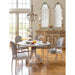Park Hill Collection White Washed Dining Room Arm Chair EFS81666 Park Hill Collection