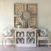 Park Hill Collection White Washed Dining Room Arm Chair EFS81666 Park Hill Collection