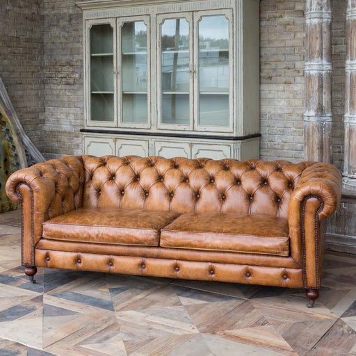 Park Hill Collections Harrisburg Leather Library Sofa EFS81904 Park Hill Collection