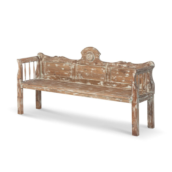 Park Hill Collections La Boheme Aged Painted Bench EFS81954 Park Hill Collection